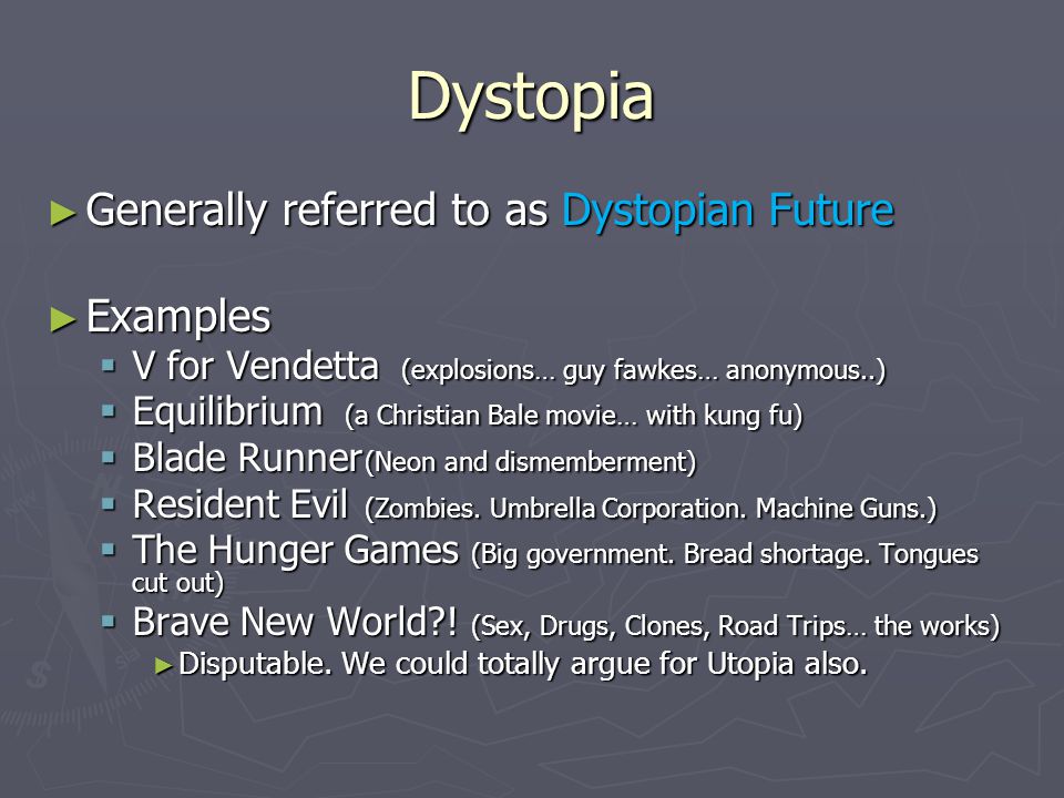 Dystopian society v for vendetta